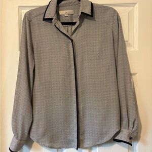 LOFT Black and White Shirt